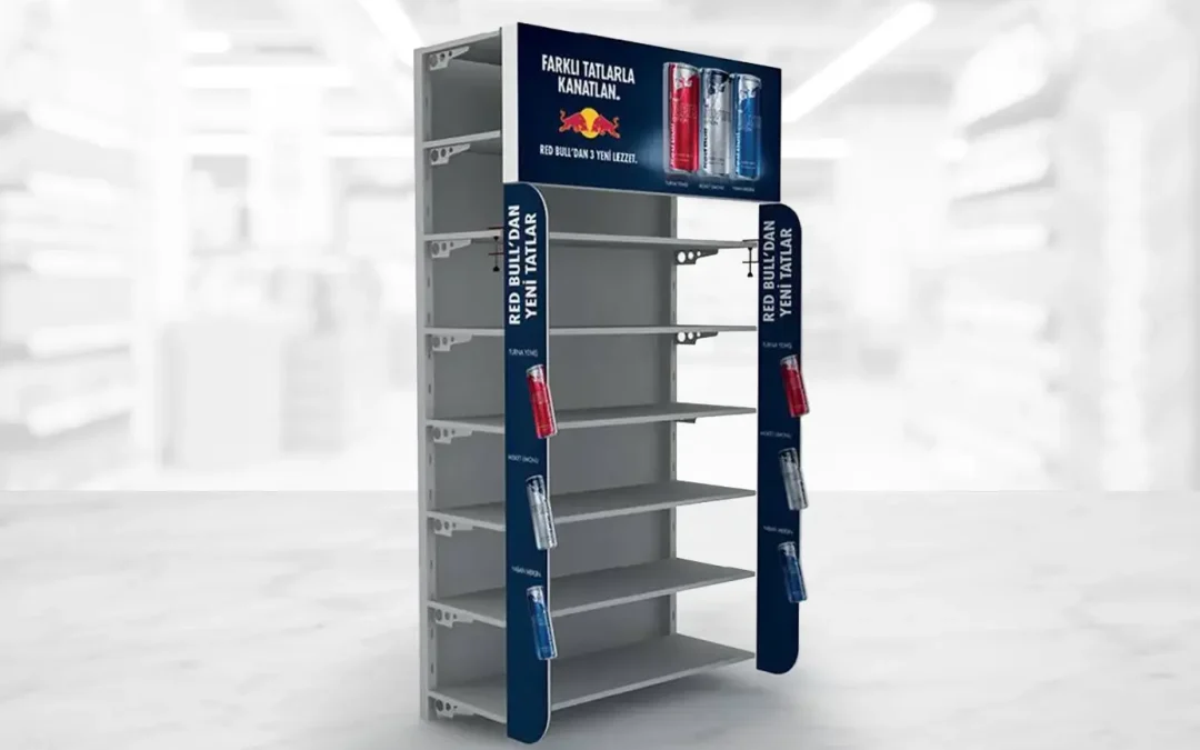 SHELF AND CORRUGATED TRAY DISPLAYS